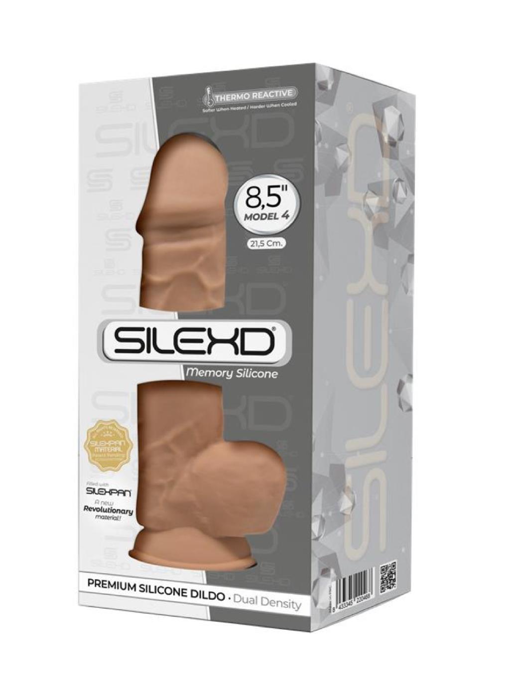 Adrien Lastic Silexpan Dildo 8.5 Inch - Caramel