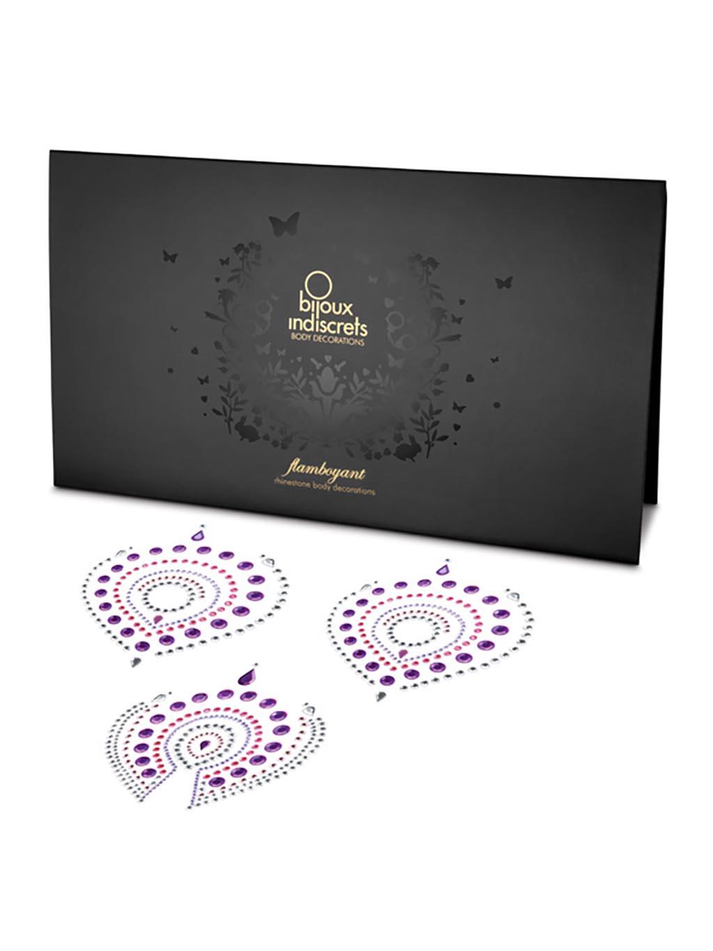 Bijoux Flamboyante Body Decorations - Pink/Purple