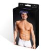 BlueLine Mens Lace Up Trunk Brief - White - S/M