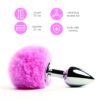FeelzToys Bunny Tails Butt Plug - Pink