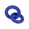 Hunkyjunk Duo Linked Cock/Ball Rings - Cobalt