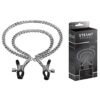 Steamy Shades Adjustable Double Chain Nipple Clamps