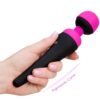 Swan Palm Power Rechargeable Massager - Fuchsia
