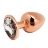 Wooomy Tralalo Rose Gold Metal Plug L - White