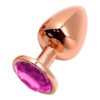Wooomy Tralalo Rose Gold Metal Plug M - Magenta