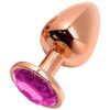 Wooomy Tralalo Rose Gold Metal Plug L - Magenta
