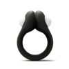 Wooomy Zippy Vibrating Ring With Bullet - Black